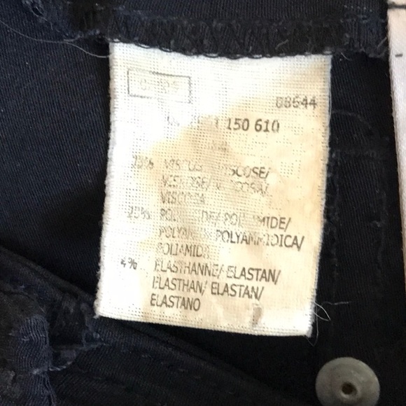 NO EXCUSE black lace side pants - Picture 3 of 5